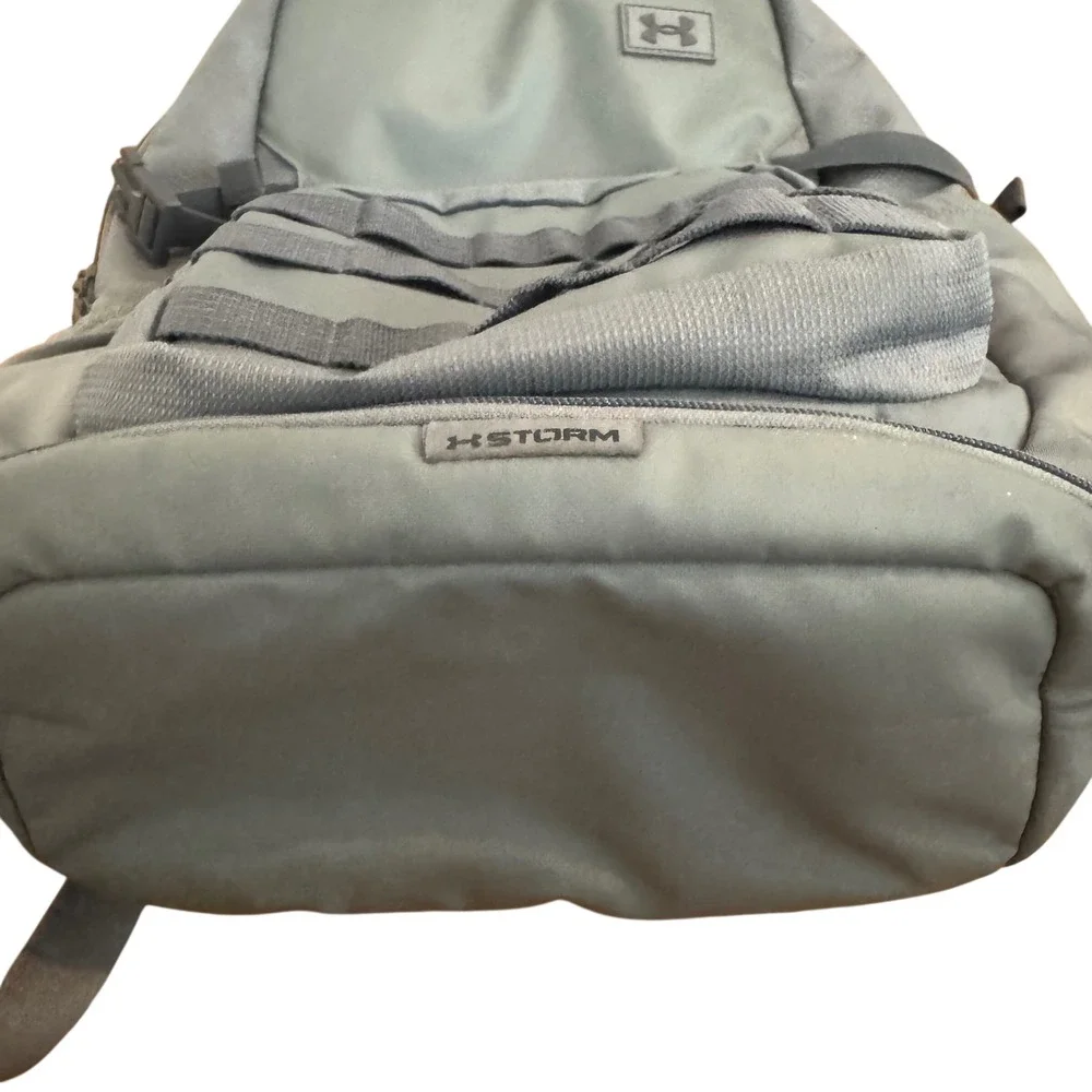 Under Armour Triumph Sport Backpack Gray UA Storm Cordura Laptop Bag 1372290